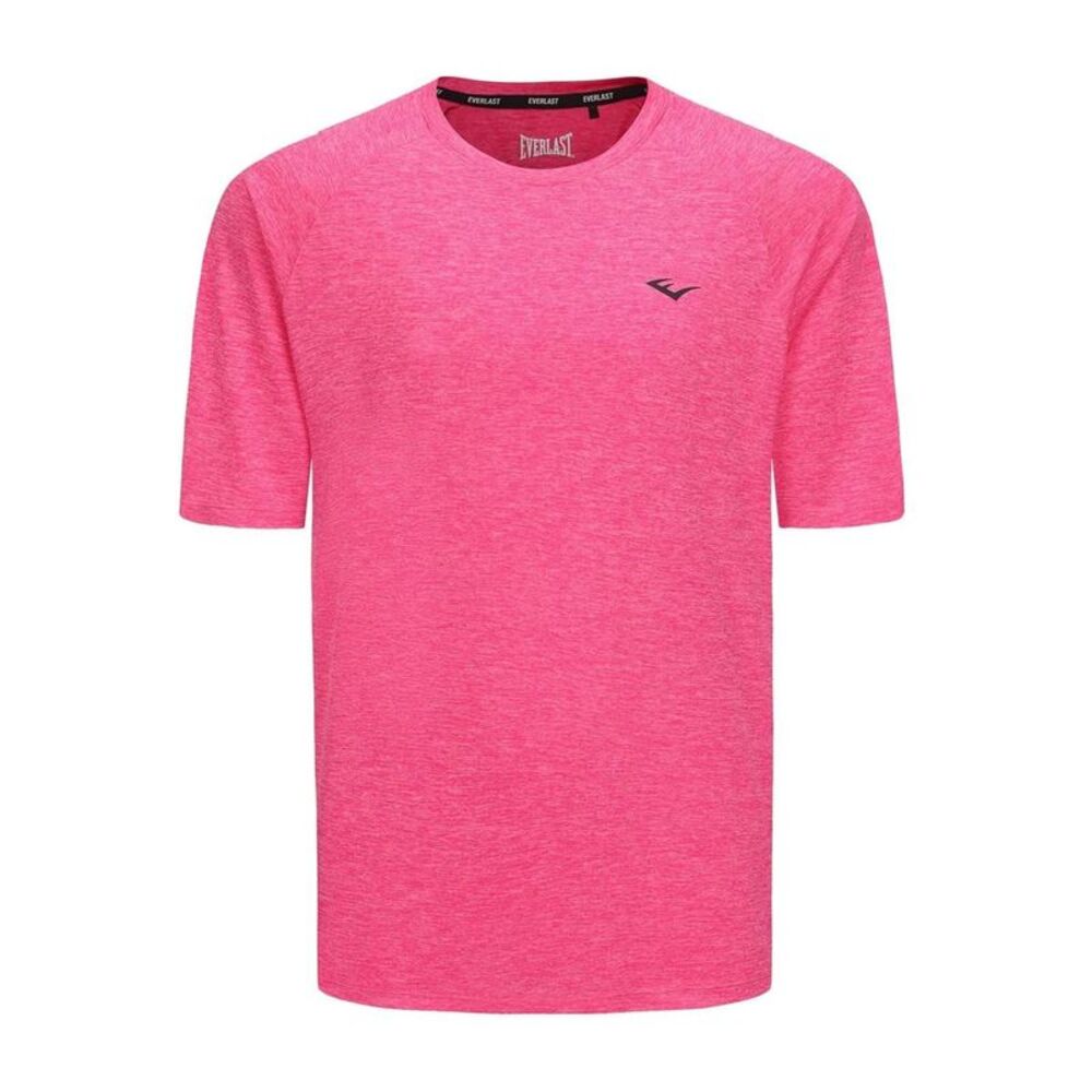 Everlast Mens Chest Logo T-Shirt / Pink Peony Marl